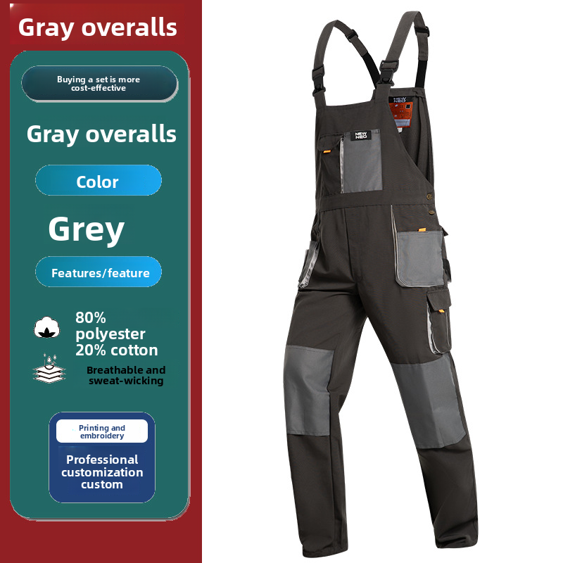 Leather Work Overalls - Factory Direct Sales Men's Overalls Overalls,