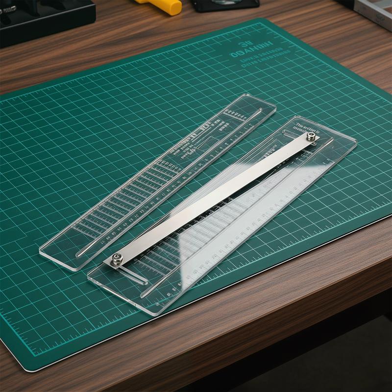 Leatherwork Ruler - Bow Maker's Flat Leather Ruler Flat