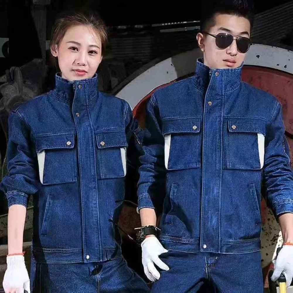 Jeans Work Clothes Electric We - đánh giá và giá Leather Work Overalls