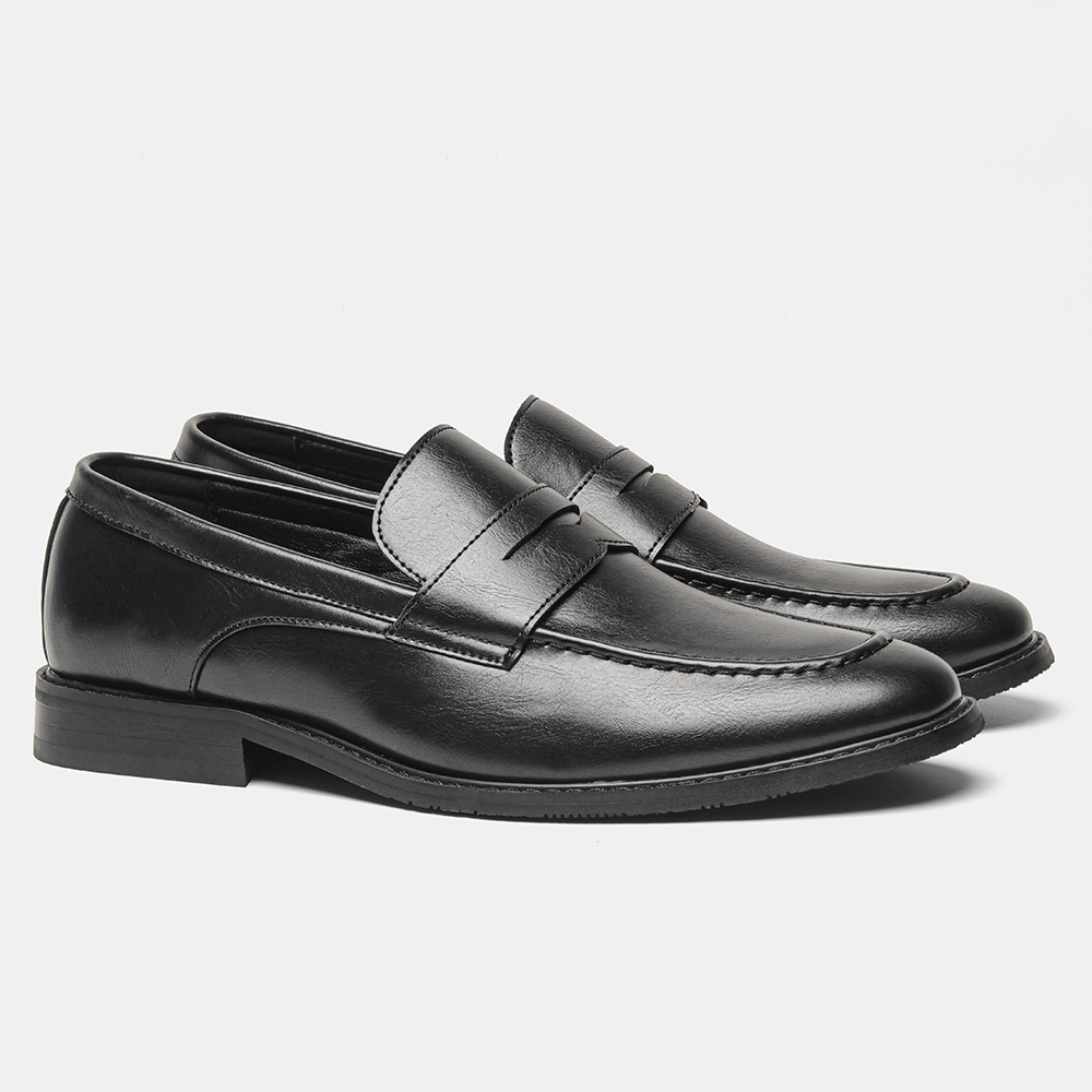 Men's Black Penny Loafers Clas - đánh giá và giá Leatherworking Classic