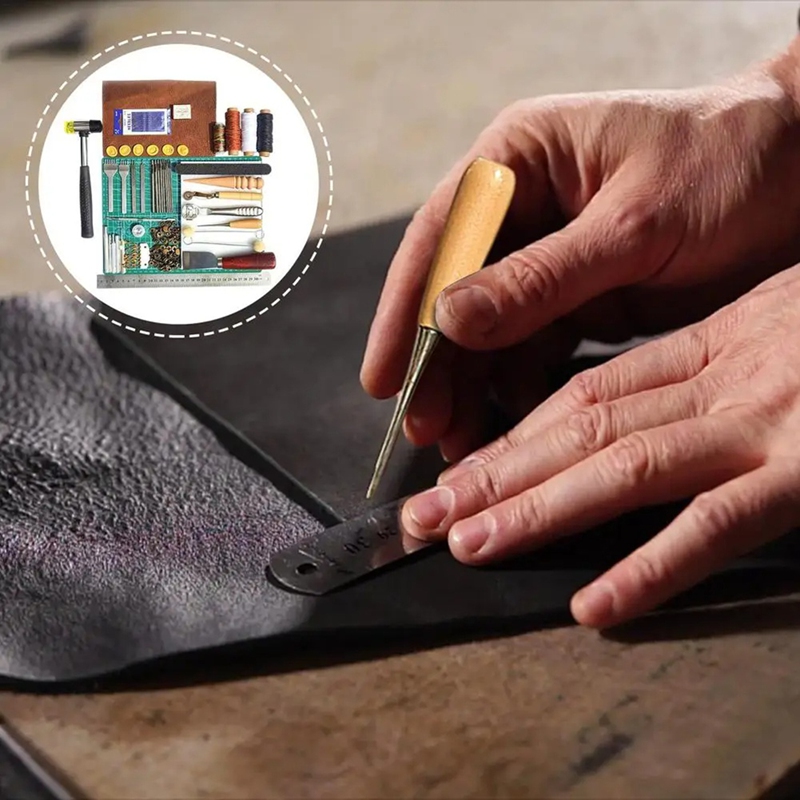 Leather Tool Set Leather Worki - đánh giá và giá Leatherwork Manual
