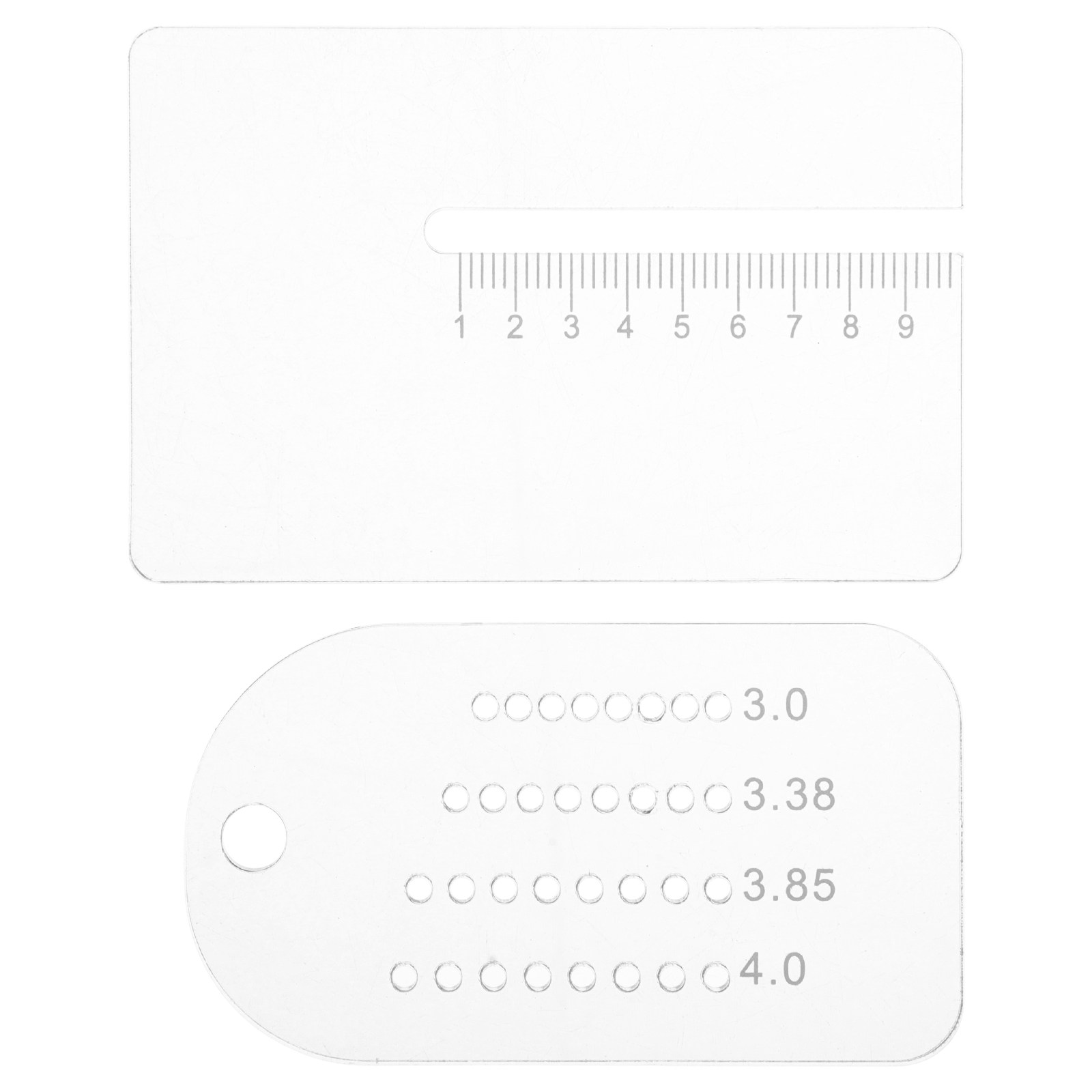 2Pcs Punch Guide Multifunction - đánh giá và giá Leatherwork Ruler