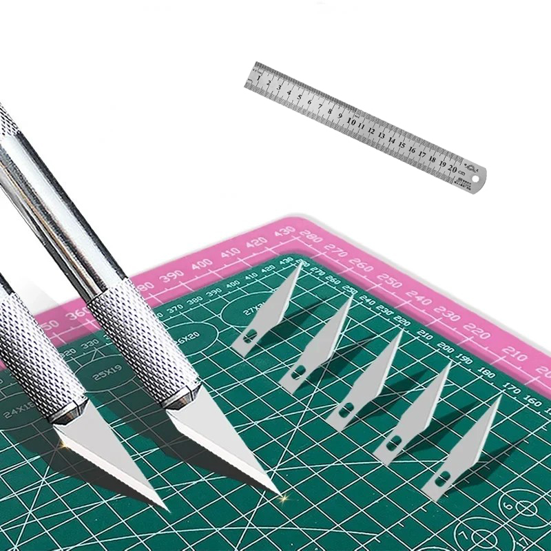 A3 Cutting Pad Carving Knife / - đánh giá và giá Leatherwork Ruler