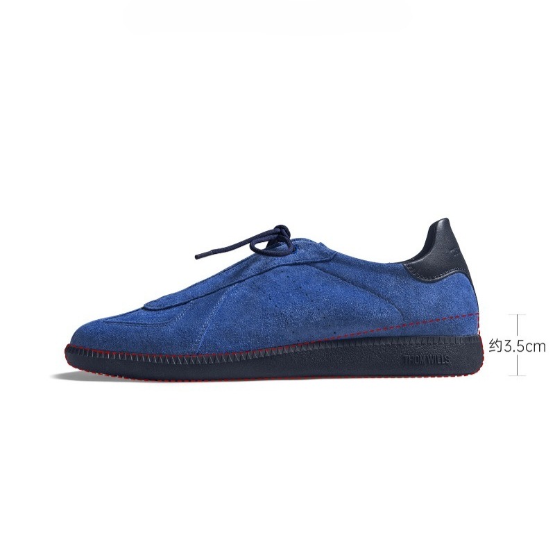 Luxury Cowhide Sneakers Blue C - đánh giá và giá Leatherwork Training