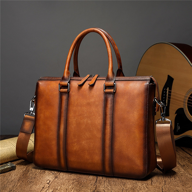 YETTIES Business Top Grain Lea - đánh giá và giá Vintage Leatherwork