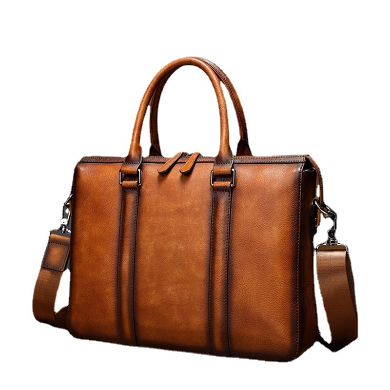 YETTIES Business Top Grain Lea - đánh giá và giá Vintage Leatherwork
