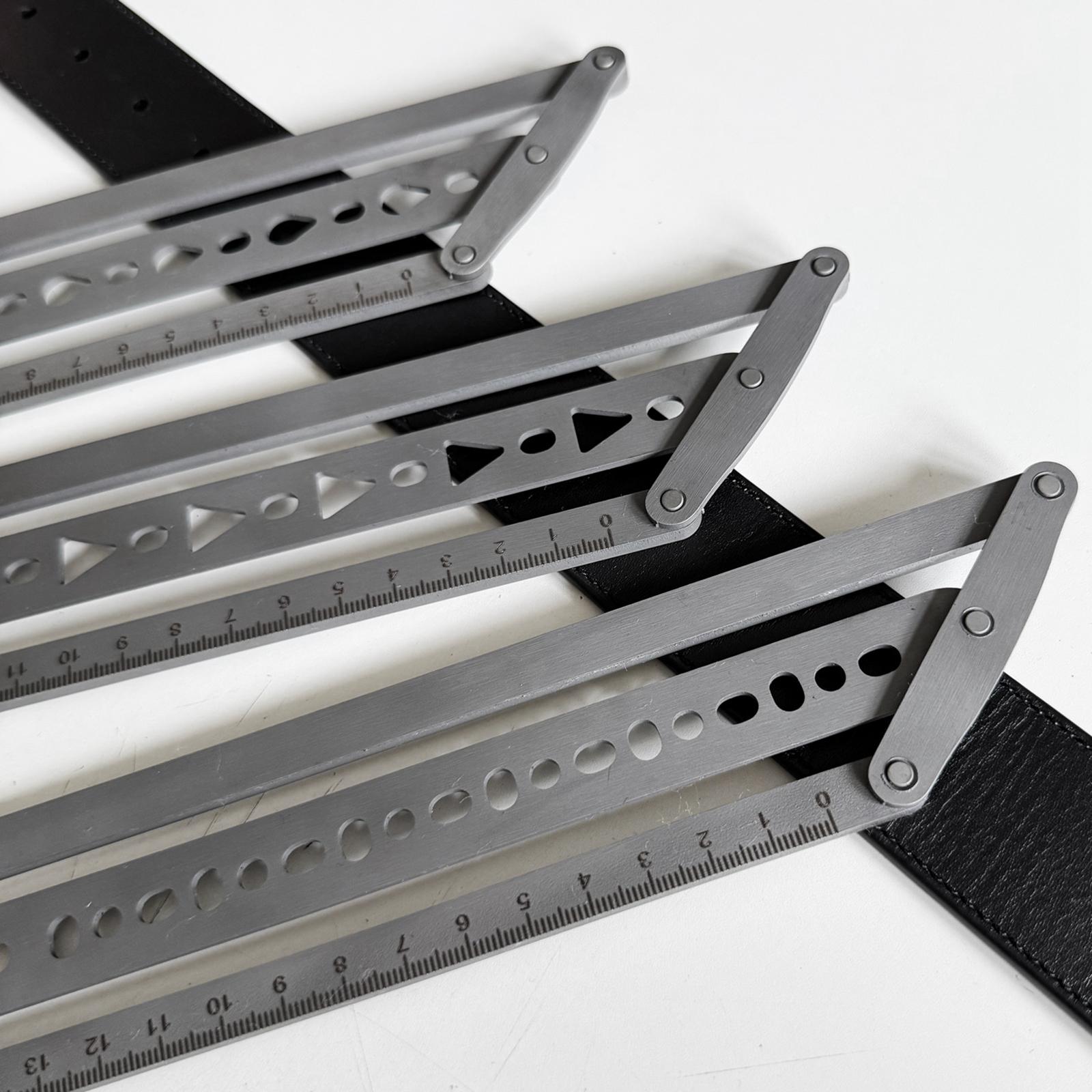 Iron Belt Positioning Ruler Ad - đánh giá và giá Leatherwork Ruler