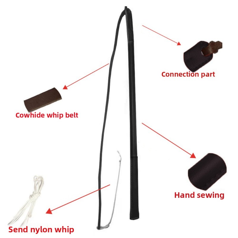 Leather Crack Whip - Dog Train - đánh giá và giá Leatherwork Training