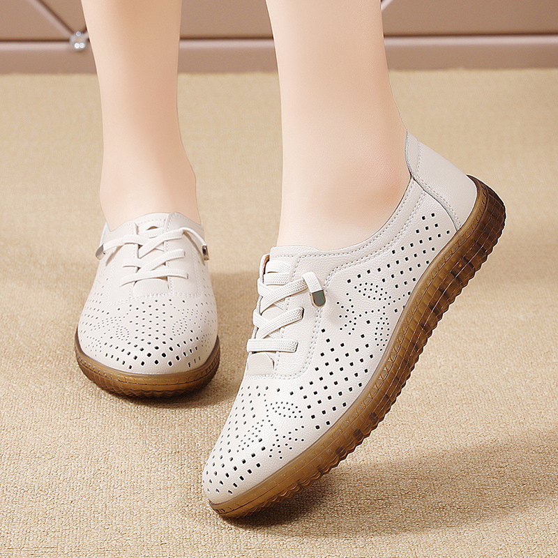 All Match Breathable Comfortab - đánh giá và giá Leather Work Flats Women