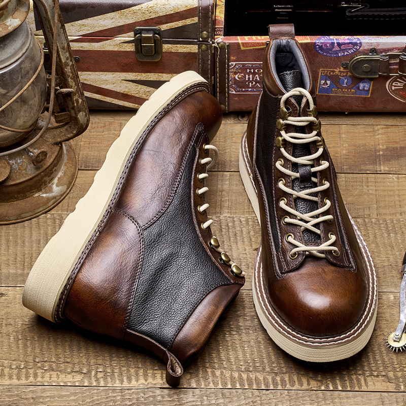 Men's Short Toe Work Boots, Am - đánh giá và giá Vintage Leatherwork