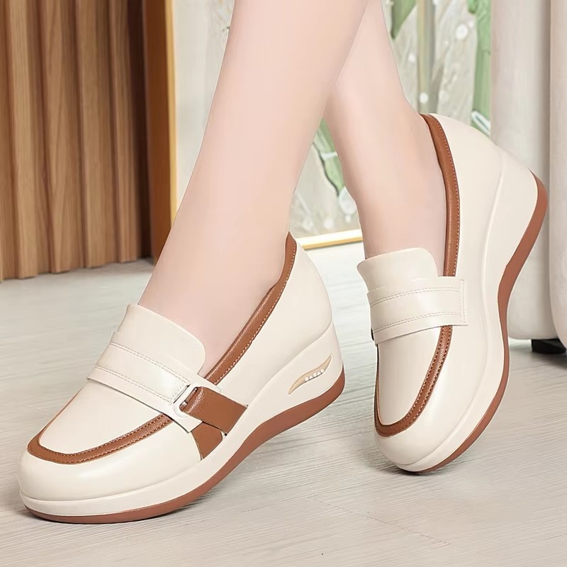 All Match Comfortable Breathab - đánh giá và giá Leather Work Flats Women