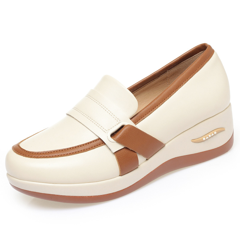 All Match Comfortable Breathab - đánh giá và giá Leather Work Flats Women