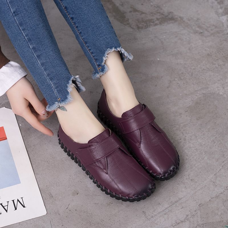 Chất Lượng Hàng Đầu Cưới Đỏ Đế - đánh giá và giá Leather Work Flats Women