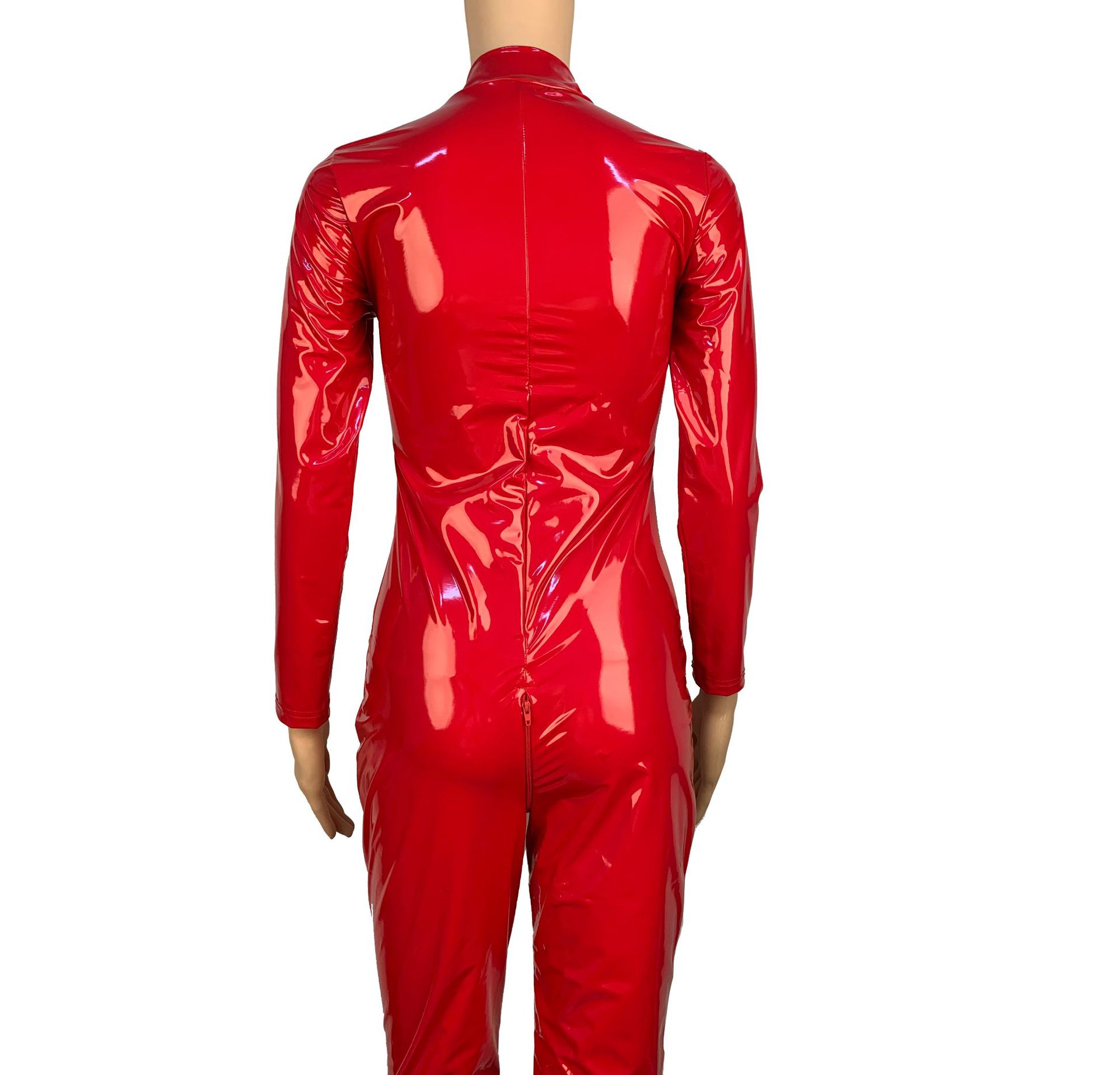 Women's PU Shiny Leather Jumps - đánh giá và giá Leather Work Overalls