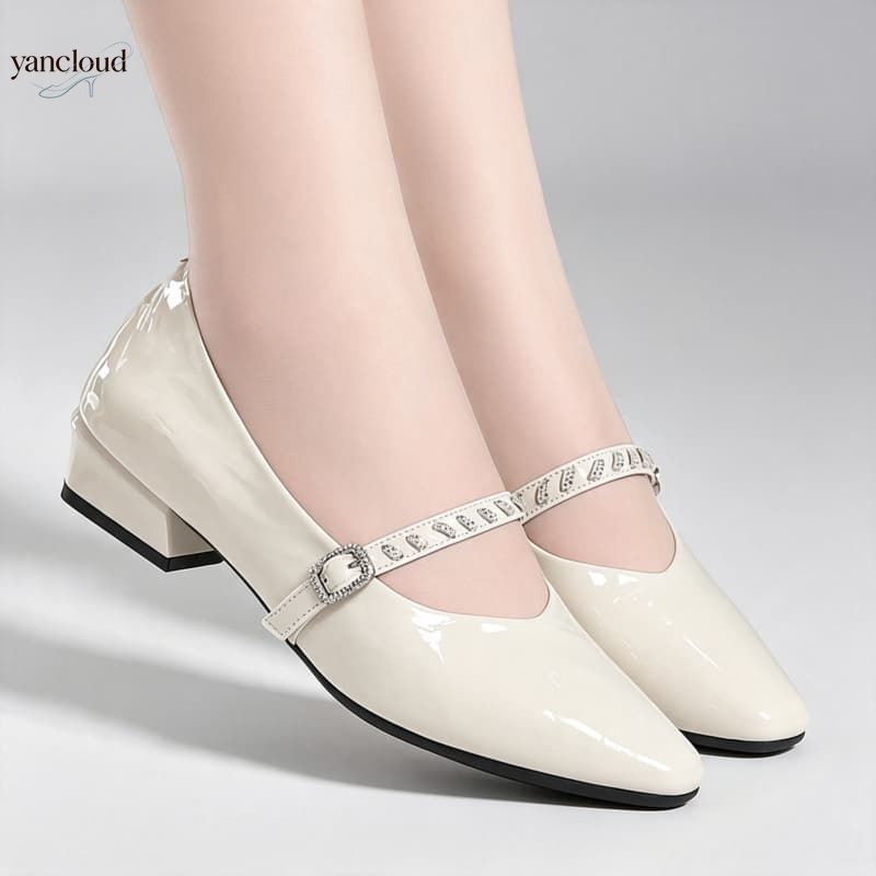 Quality Breathable Comfortable - đánh giá và giá Leather Work Flats Women