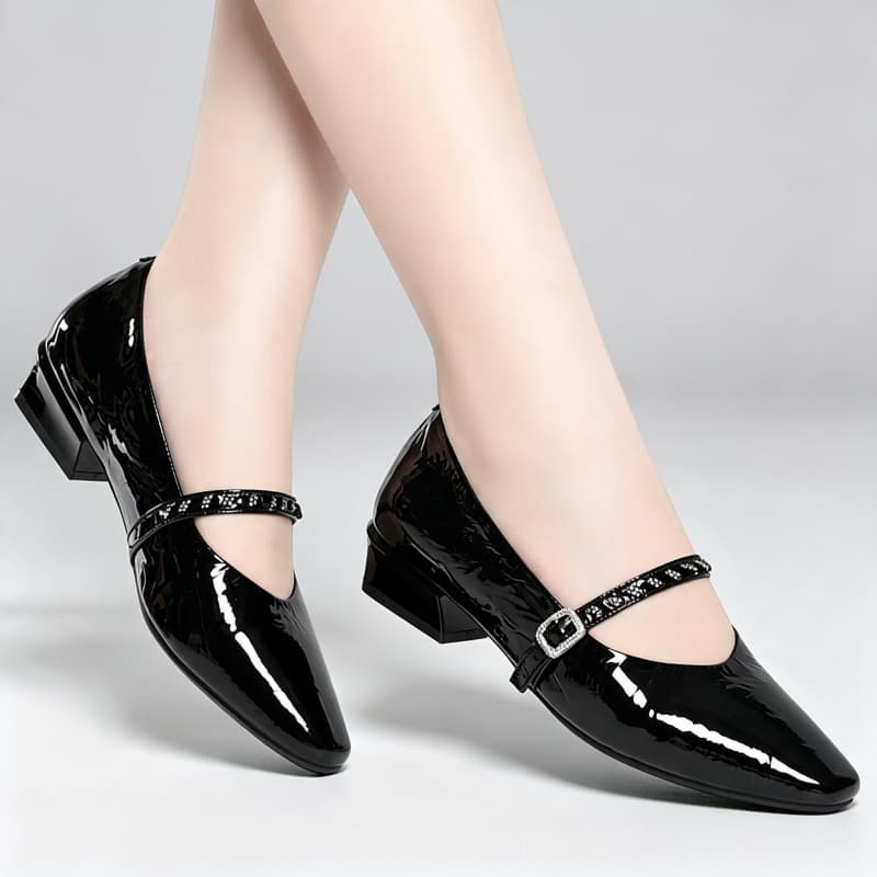 Quality Breathable Comfortable - đánh giá và giá Leather Work Flats Women
