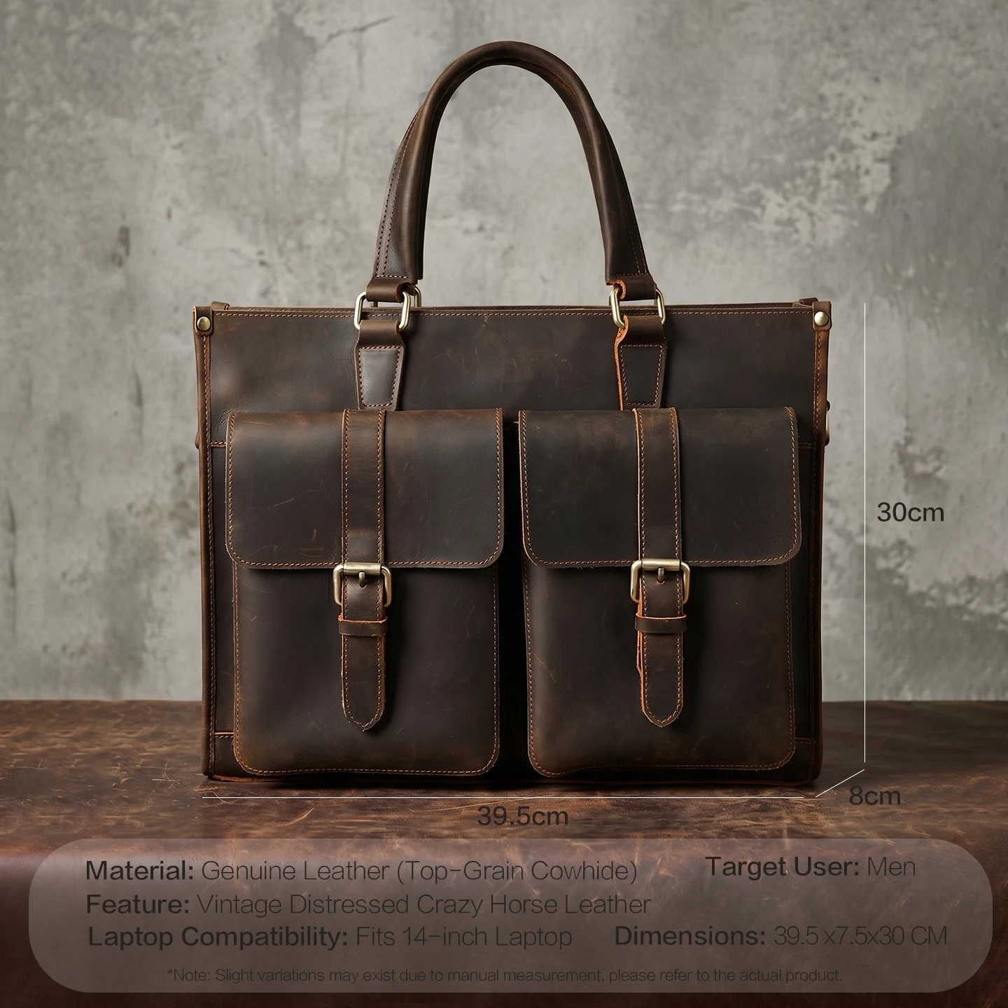 Vintage Genuine Leather Men Cr - đánh giá và giá Vintage Leatherwork