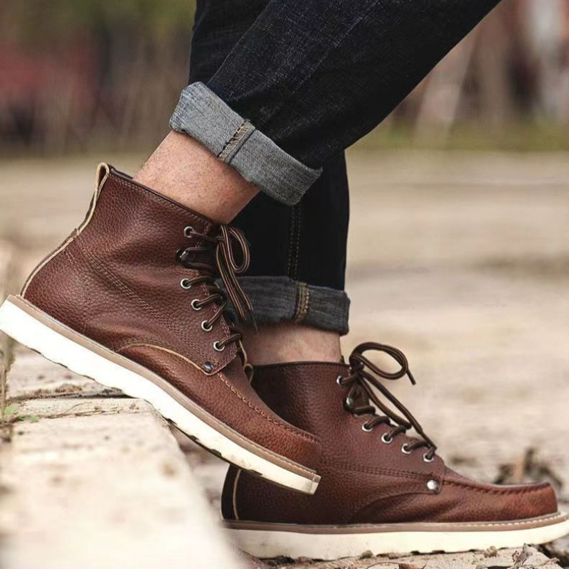 Men 875 Work Boots Genuine Cow - đánh giá và giá Vintage Leatherwork