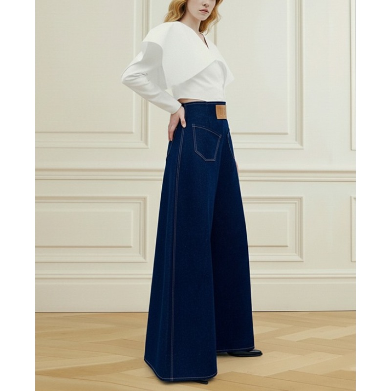 Tinaa Vintage Blue Women's Jea - đánh giá và giá Leather Work Jeans