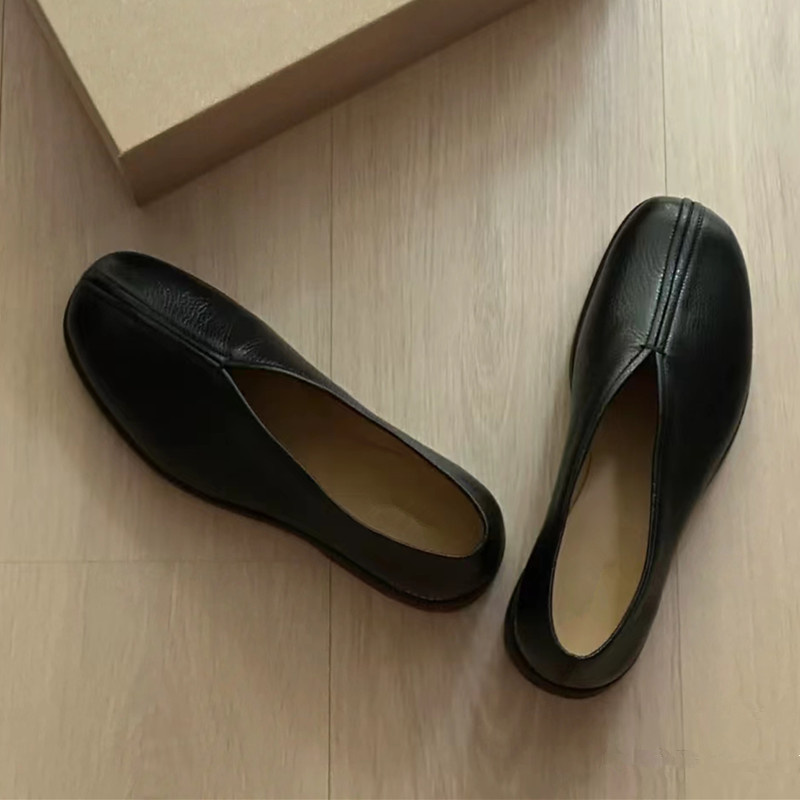 Male Leather Shoes women 2023  - đánh giá và giá Leather Work Flats Women