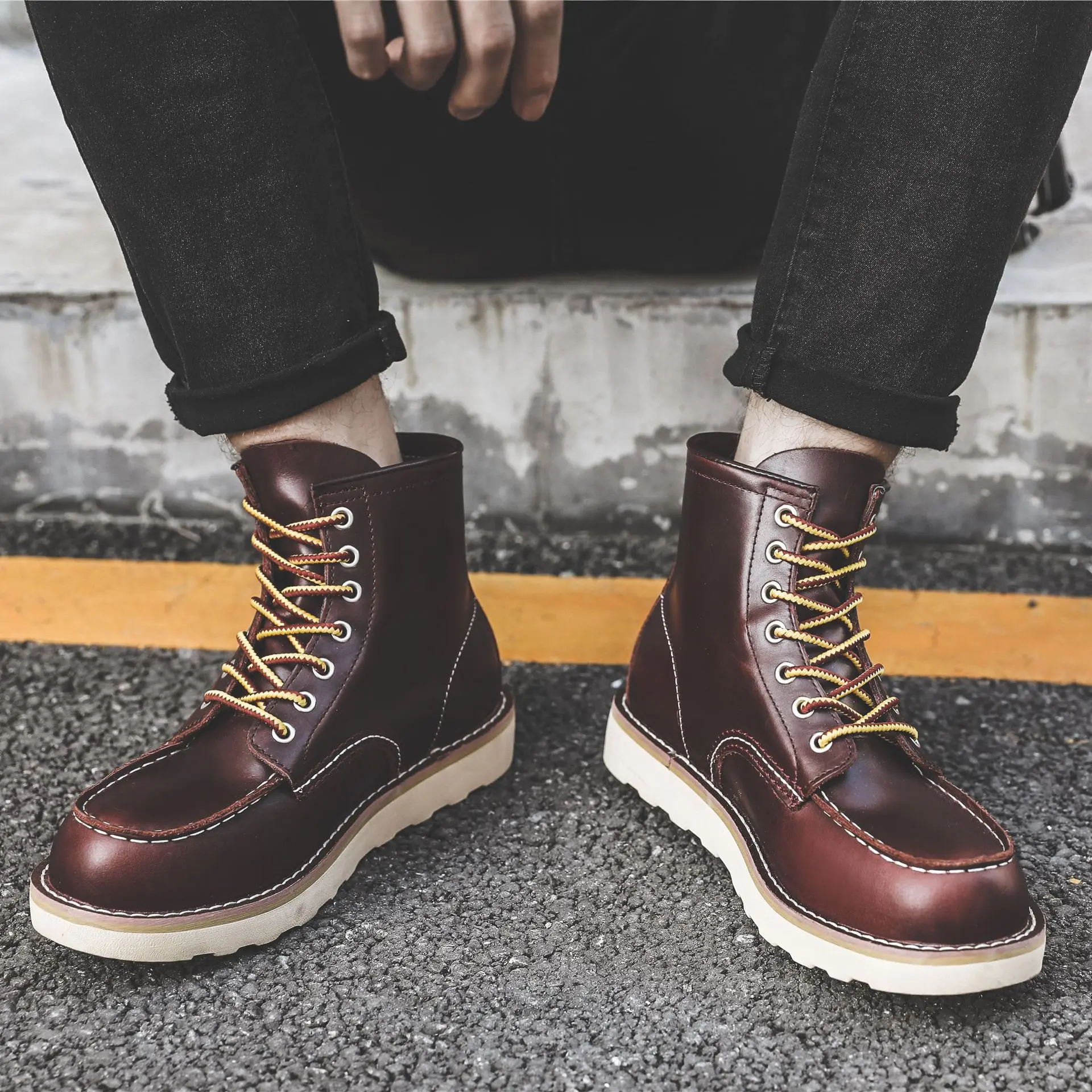 Nam Xuân Mùa Đông Giày Mũi Trò - đánh giá và giá Vintage Leatherwork