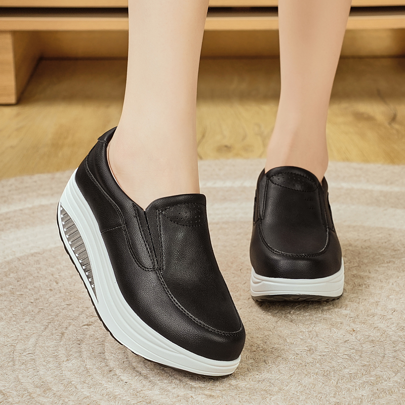Women's Shoes Spring Genuine L - đánh giá và giá Leather Work Flats Women