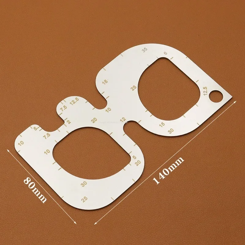 R Positioning Ruler Stainless  - đánh giá và giá Leatherwork Ruler