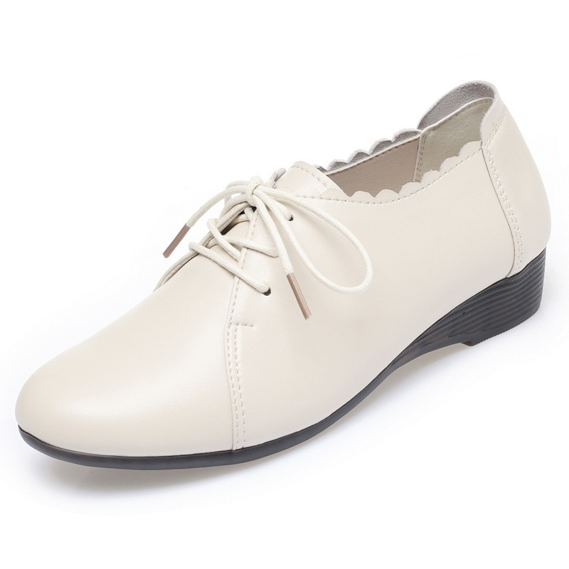 Plus Size 35-43 All Match Comf - đánh giá và giá Leather Work Flats Women