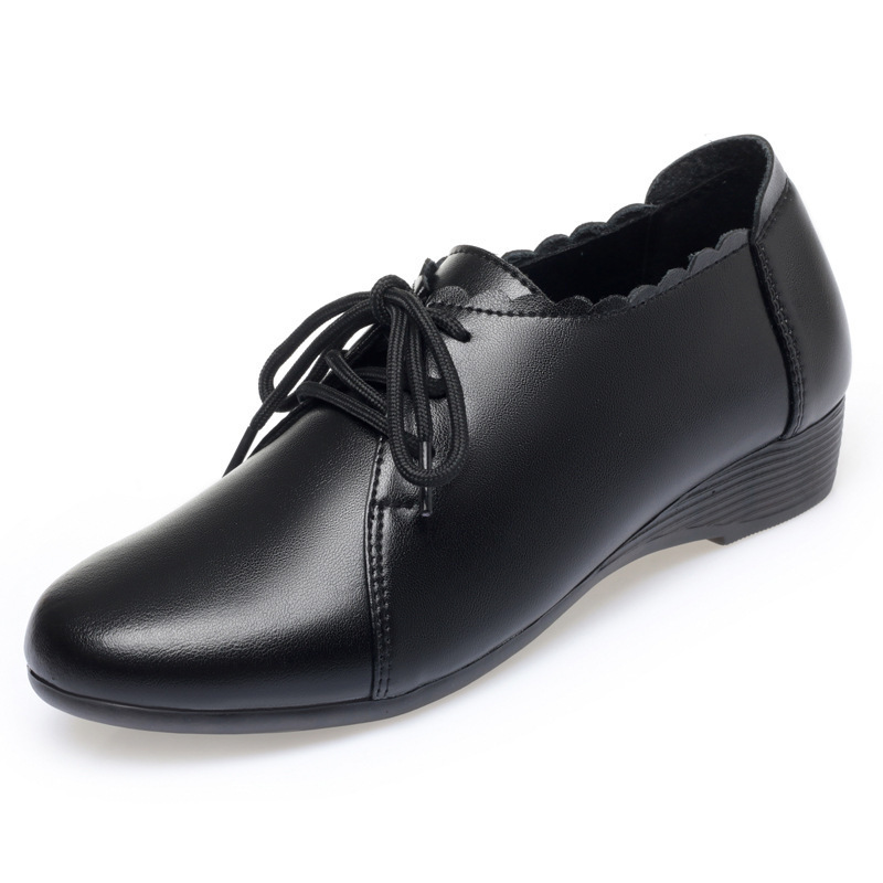 Plus Size 35-43 All Match Comf - đánh giá và giá Leather Work Flats Women