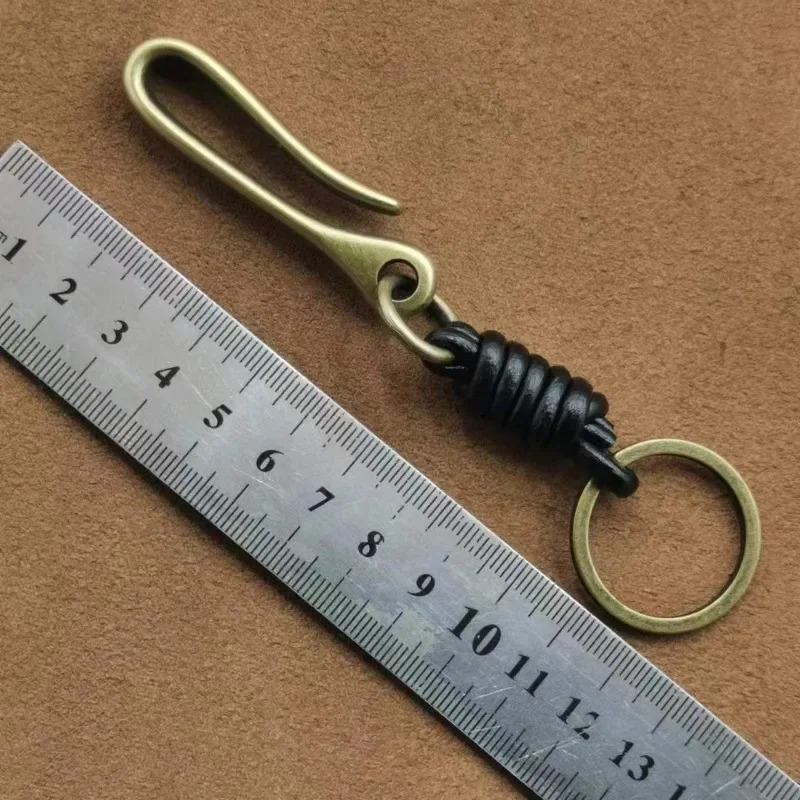 Handwoven Genuine Leather Key  - đánh giá và giá Leatherwork Ruler