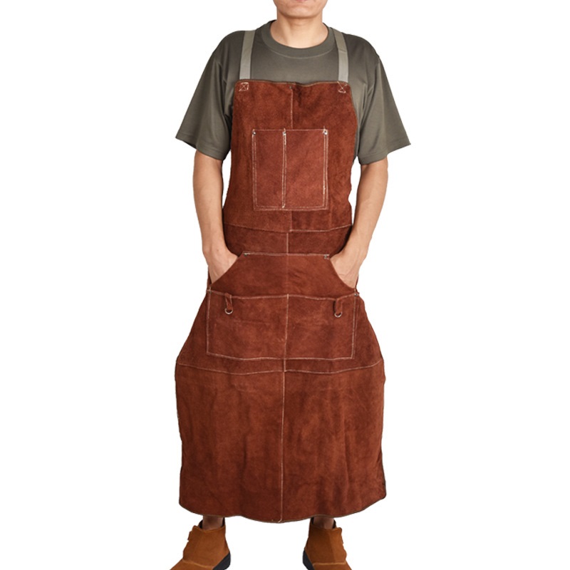 Cowhide Welding suit Apron Was - đánh giá và giá Leather Work Overalls