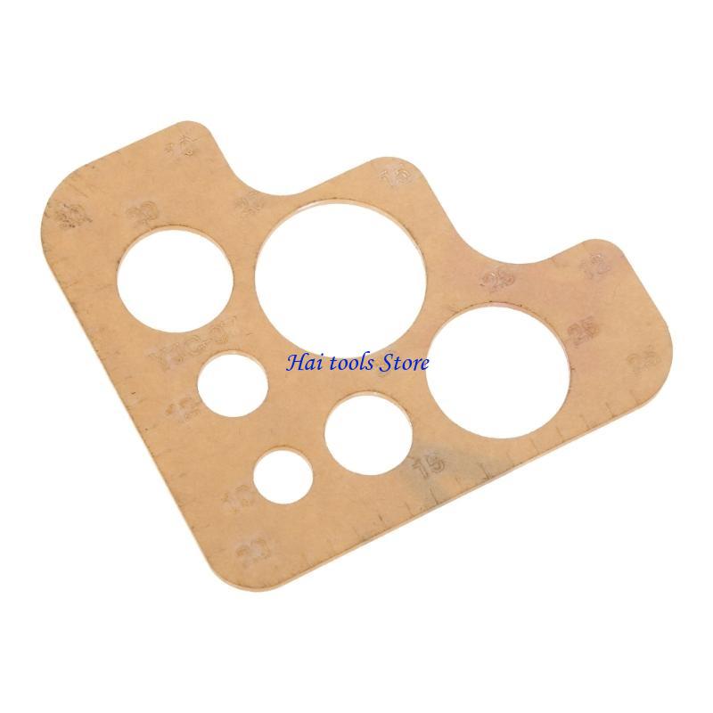 X37E Thước mẫu gia công da acr - đánh giá và giá Leatherwork Ruler