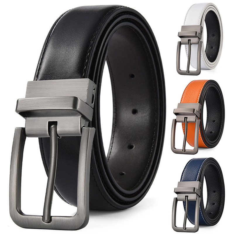 Reversible Pin Buckle Men's Be - đánh giá và giá Leather Work Jeans