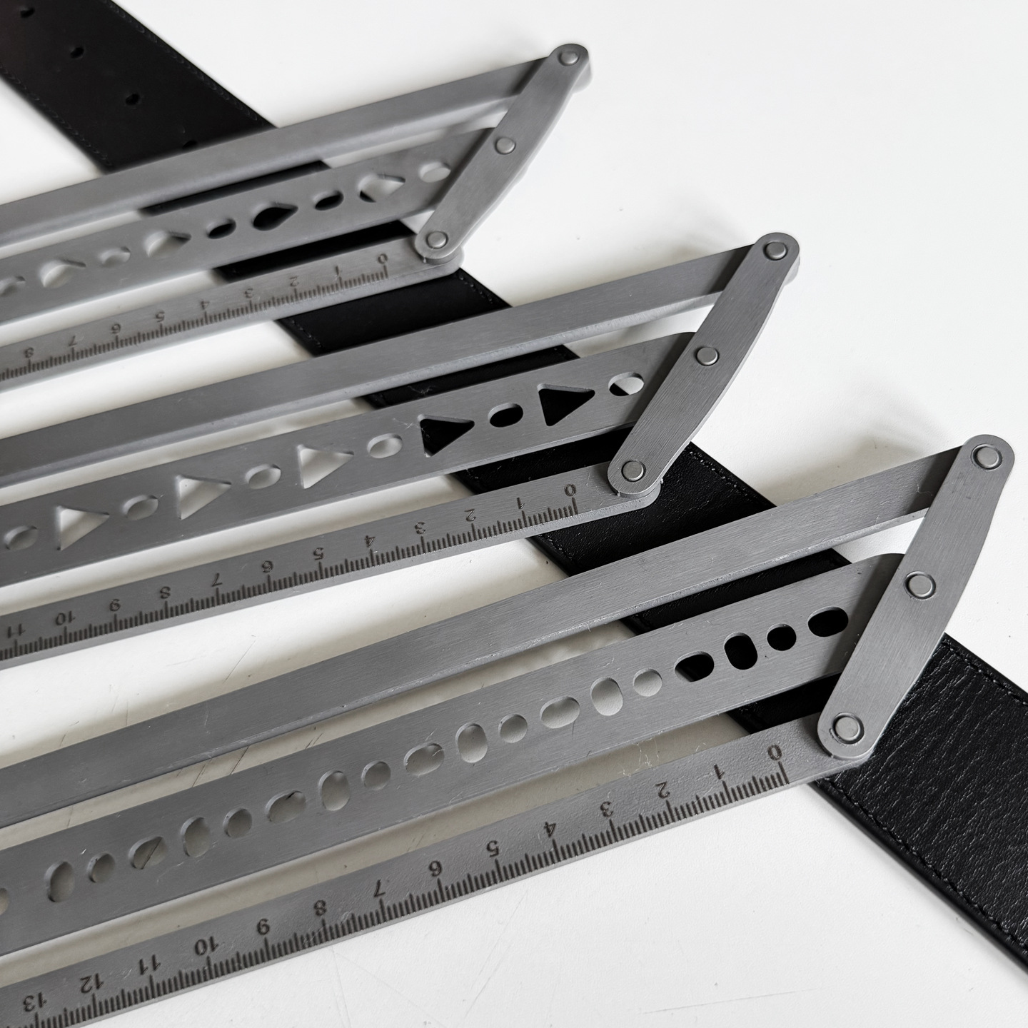Steel Leather Belt Position Ru - đánh giá và giá Leatherwork Ruler