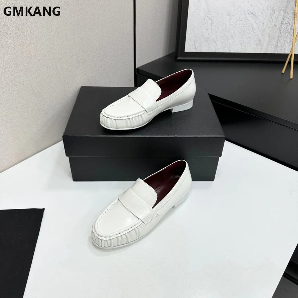 Women Genuine Leather Loafers  - đánh giá và giá Leather Work Flats Women
