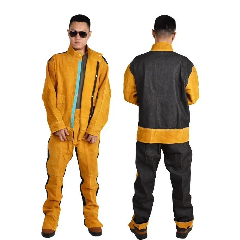 Workplace Safety Clothing Cowh - đánh giá và giá Leather Work Overalls