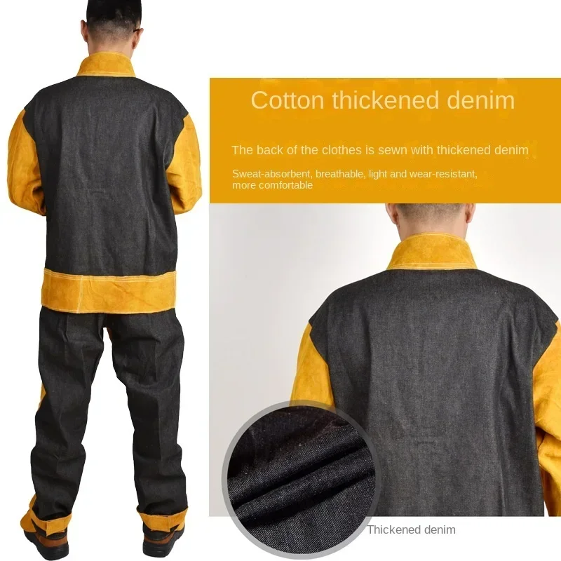 Workplace Safety Clothing Cowh - đánh giá và giá Leather Work Overalls