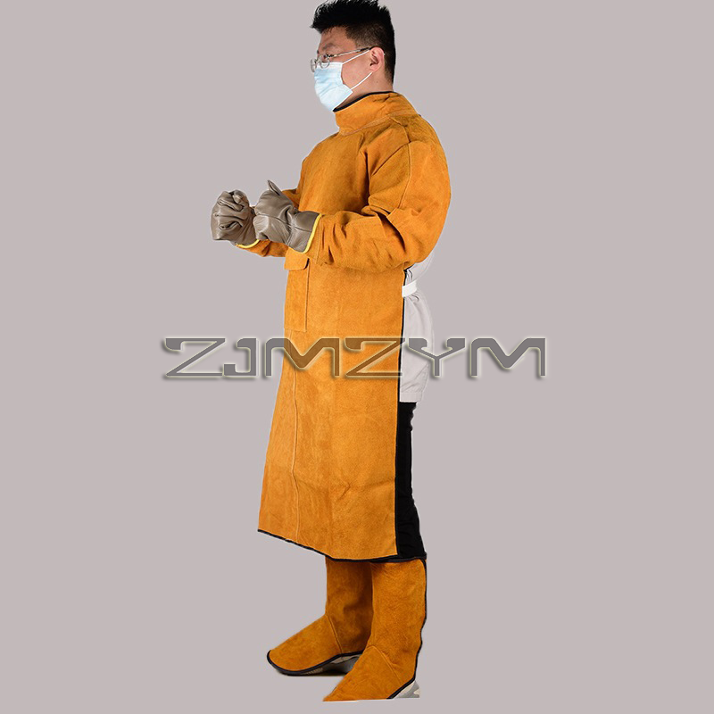 1Set Electric Welding Clothing - đánh giá và giá Leather Work Overalls