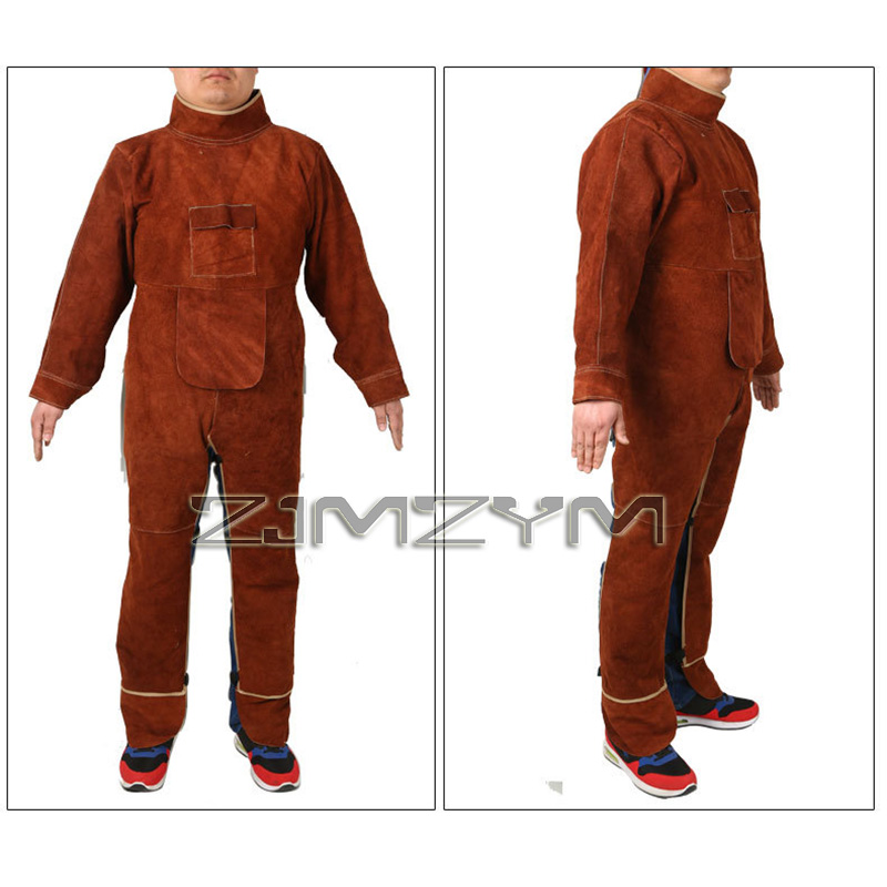 Cowhide Leather Welding Suit W - đánh giá và giá Leather Work Overalls