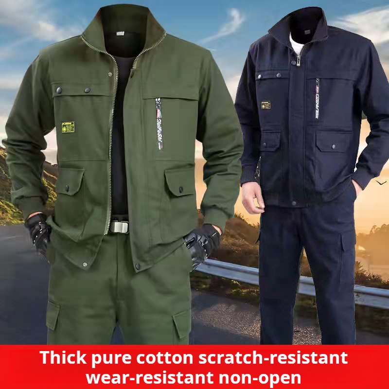 Men's Work Protective Clothing - đánh giá và giá Leather Work Overalls