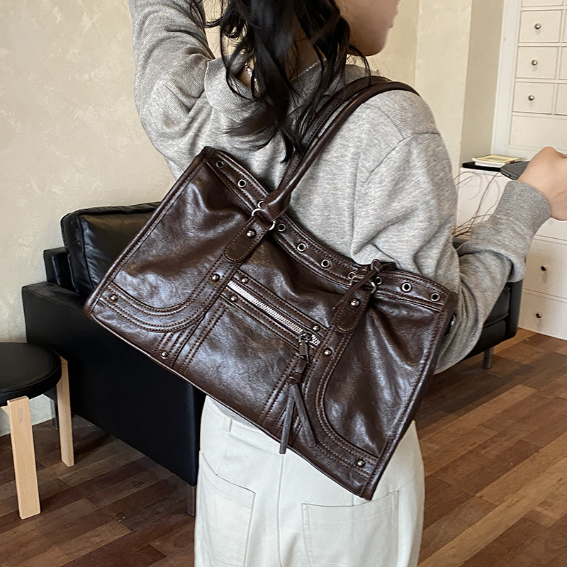 Motorcycle Handbag Retro Women - đánh giá và giá Vintage Leatherwork