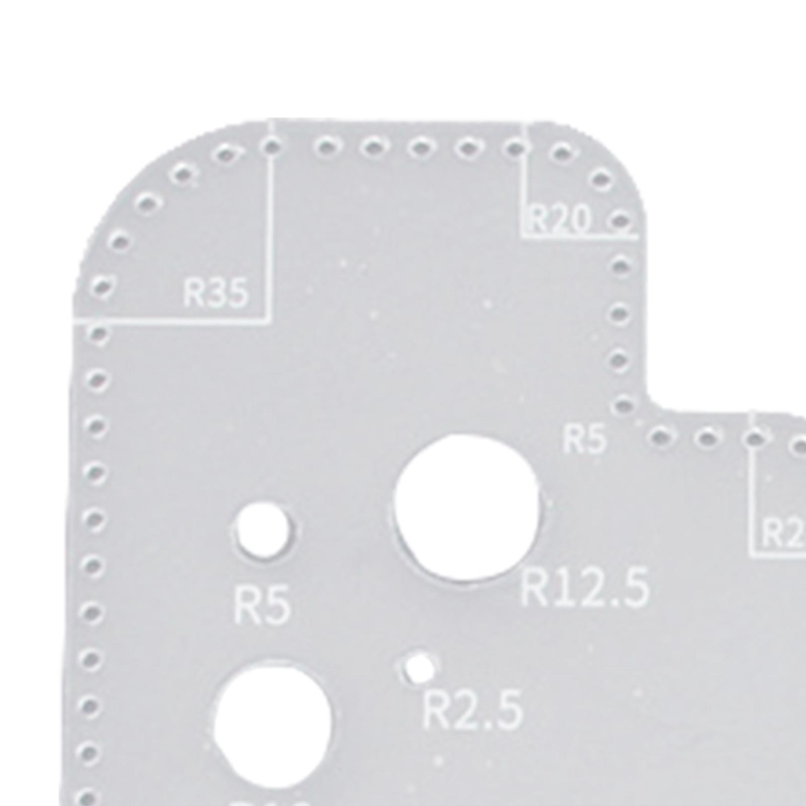 Circle Template Clear Acrylic  - đánh giá và giá Leatherwork Ruler